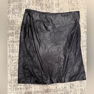 Size 16 glossy Calvin Klein pencil skirt